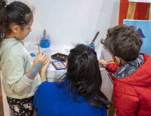 atelier peinture enfant