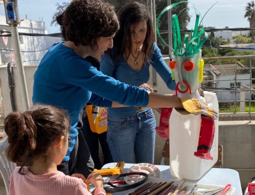 Atelier sculpture avec leila