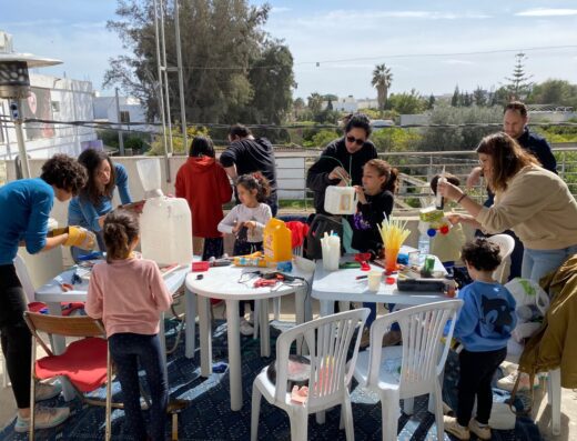 Atelier sculpture avec leila