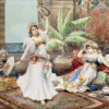 Reproduction du harem et le danseur de Fabio Fabbi