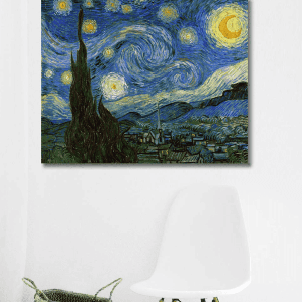 Reproduction de Nuit étoilée de Vincent van Gogh – Image 2