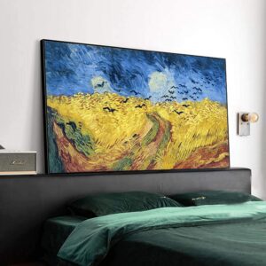 Reproduction de Champ de blé avec corbeaux de Vincent Van Gogh